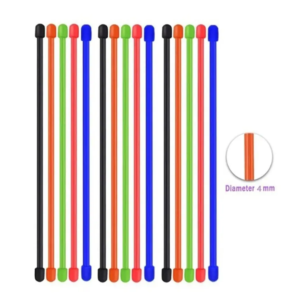 Replacement Straps Rubber Twist Ties Organizing 8 inch Silicone Ties Reusable Rubber Tie