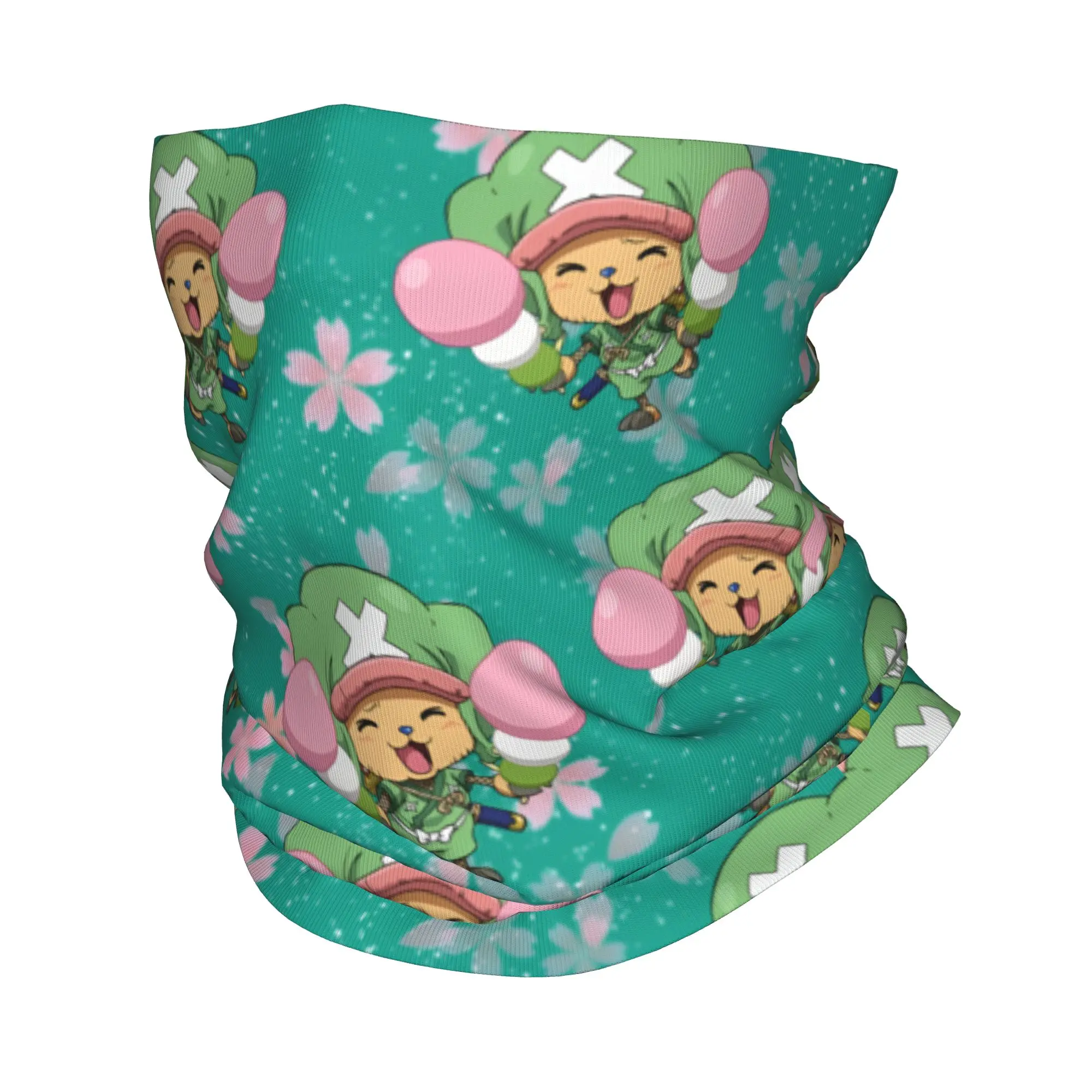 Custom Chopper Janpan Anime Winter Headband Neck Warmer Men Women Ski Camping Tube Scarf Cartoon Face Bandana Gaiter