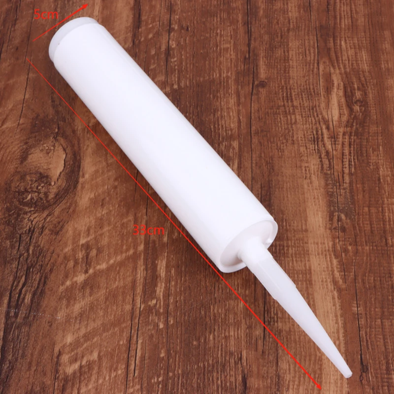 1/3Pcs Empty Tube Refillable Sealant Bottle Tool Caulk Caps Caulking Sealant Tube Home Reusable Squeeze