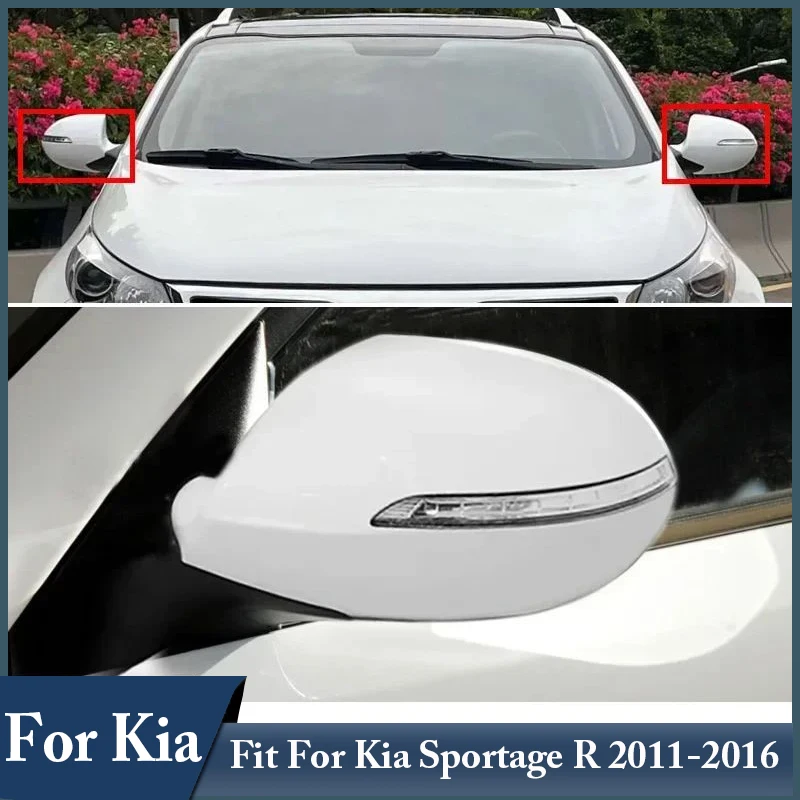 سيارة مرآة الرؤية الخلفية مجموعة مصابيح إشارة لكيا سبورتاج R 2011-2016 تعديل كهربائي مرآة الرؤية الخلفية بدوره إشارة الوامض #2