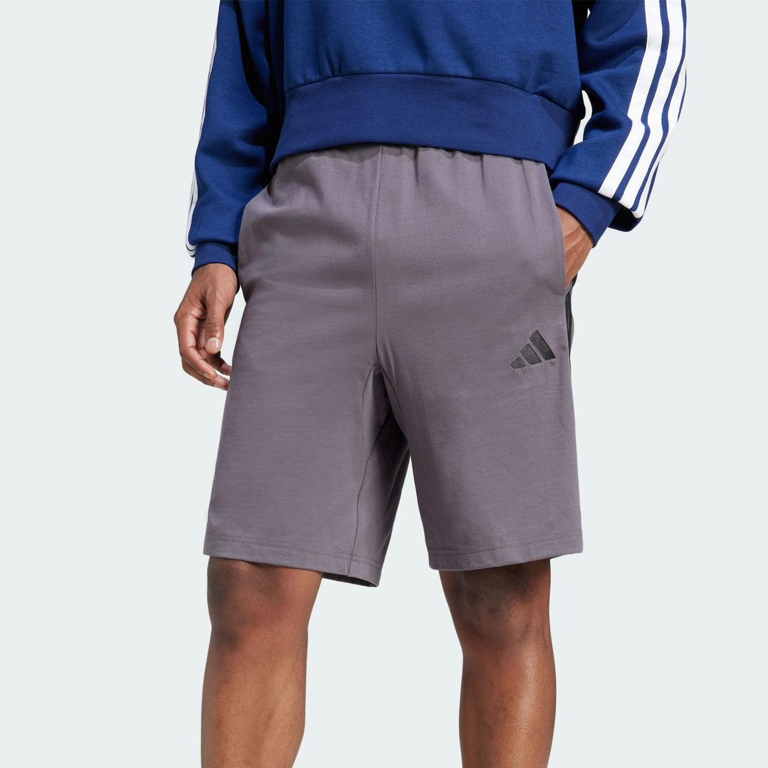 

Adidas Original 2025 Summer Men's Knit Triple-Stripe Shorts JE6412