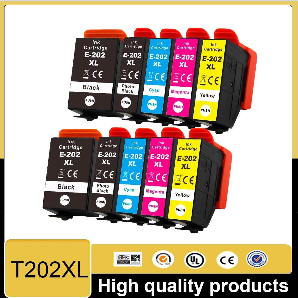 

202XL 202 Ink Cartridge For Epson T02G1 T02H1 Compatible For Epson Expression Premium XP-6100 XP-6105 XP-6000 XP-6005 Printer