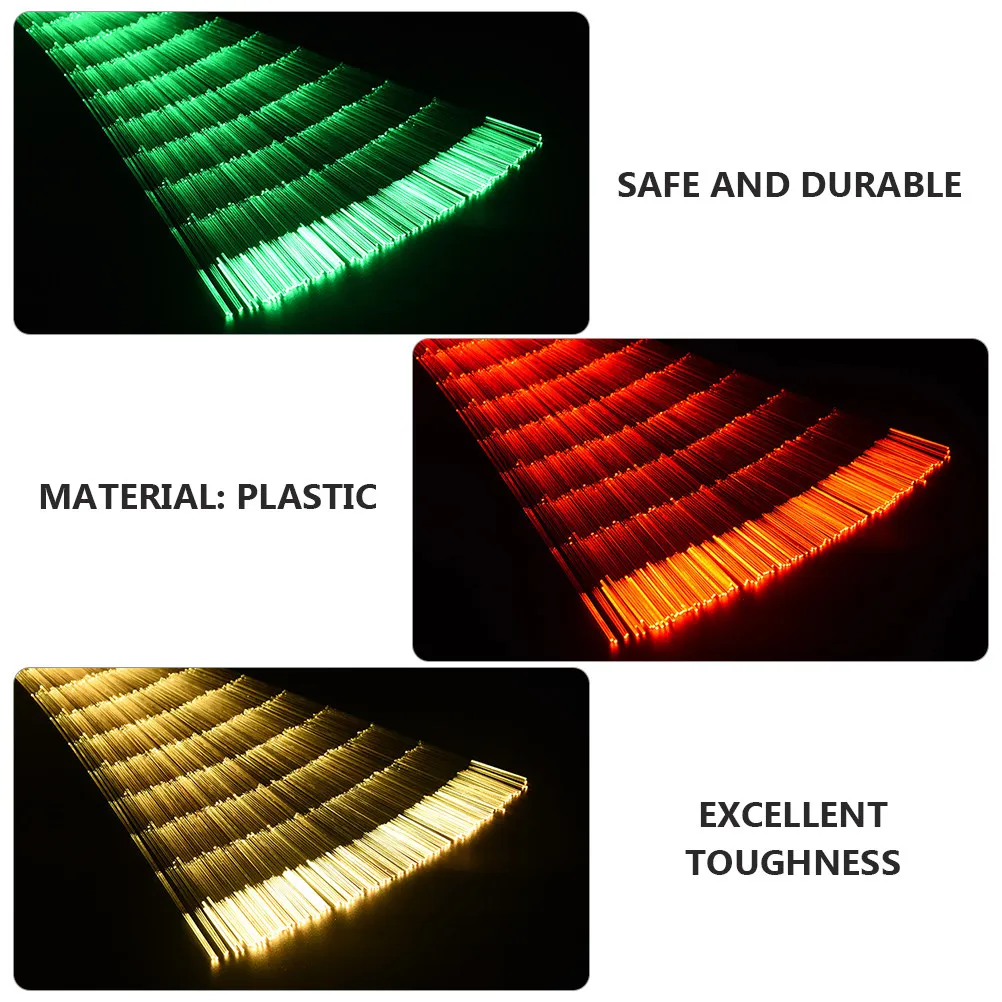 

100M Plastic Optical Fiber Cable 1Mm Pmma Material for Safe Non-Conductive Lighting Decoration Vehicle Renovation DIY Projects