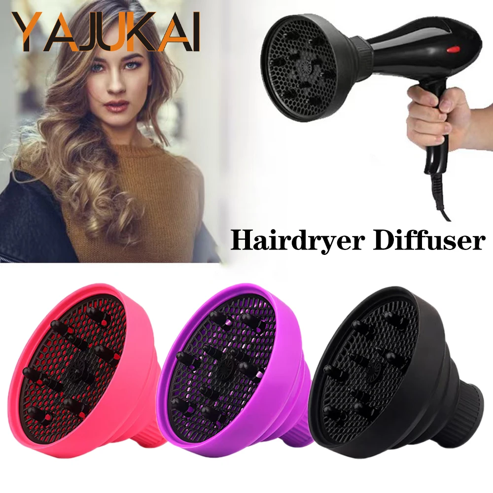 

Universal Hair Diffuser Adaptable Hair Dryer Attachment For Blow Dryer Nozzles Hairdryer Diffuser Replacment For Salon Home Use