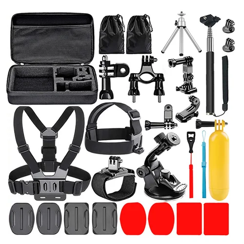 Kit de accesorios de Cámara de Acción para Gopro Hero 12 11 10 9 8 7 6 5 4 Max Mount Session YI 4K SJCAM EKEN Osmo AKASO APEMAN accesorio