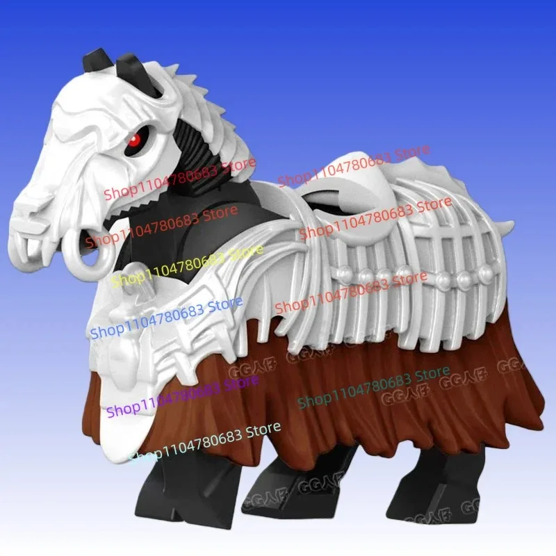 MOC Nuovo Building Block Shield Warrior Mini Figura Modello di assemblaggio Display Toy Figurine Anime Personaggio dei cartoni animati Regalo da collezione