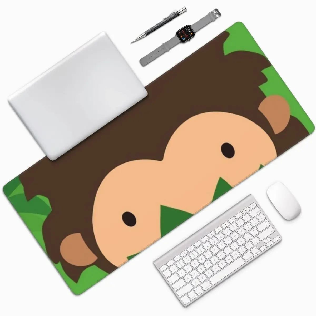 Sneaky Sasquatch Large Mouse Pad Computer Keyboard Mouse Mat Gaming PC Laptop Desk Mat Office Accessories Table Mats