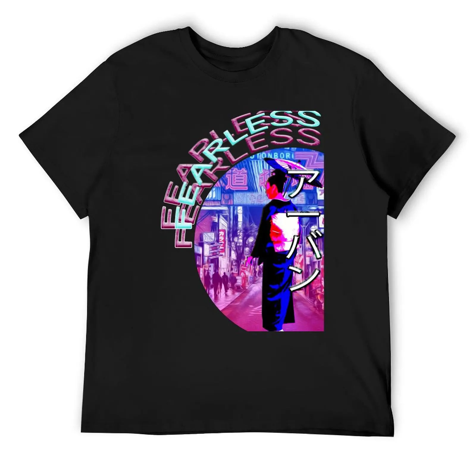 Fearless Collection print design for Teenies and young adults T-Shirt oversized anime quick-drying fitted t shirts for men