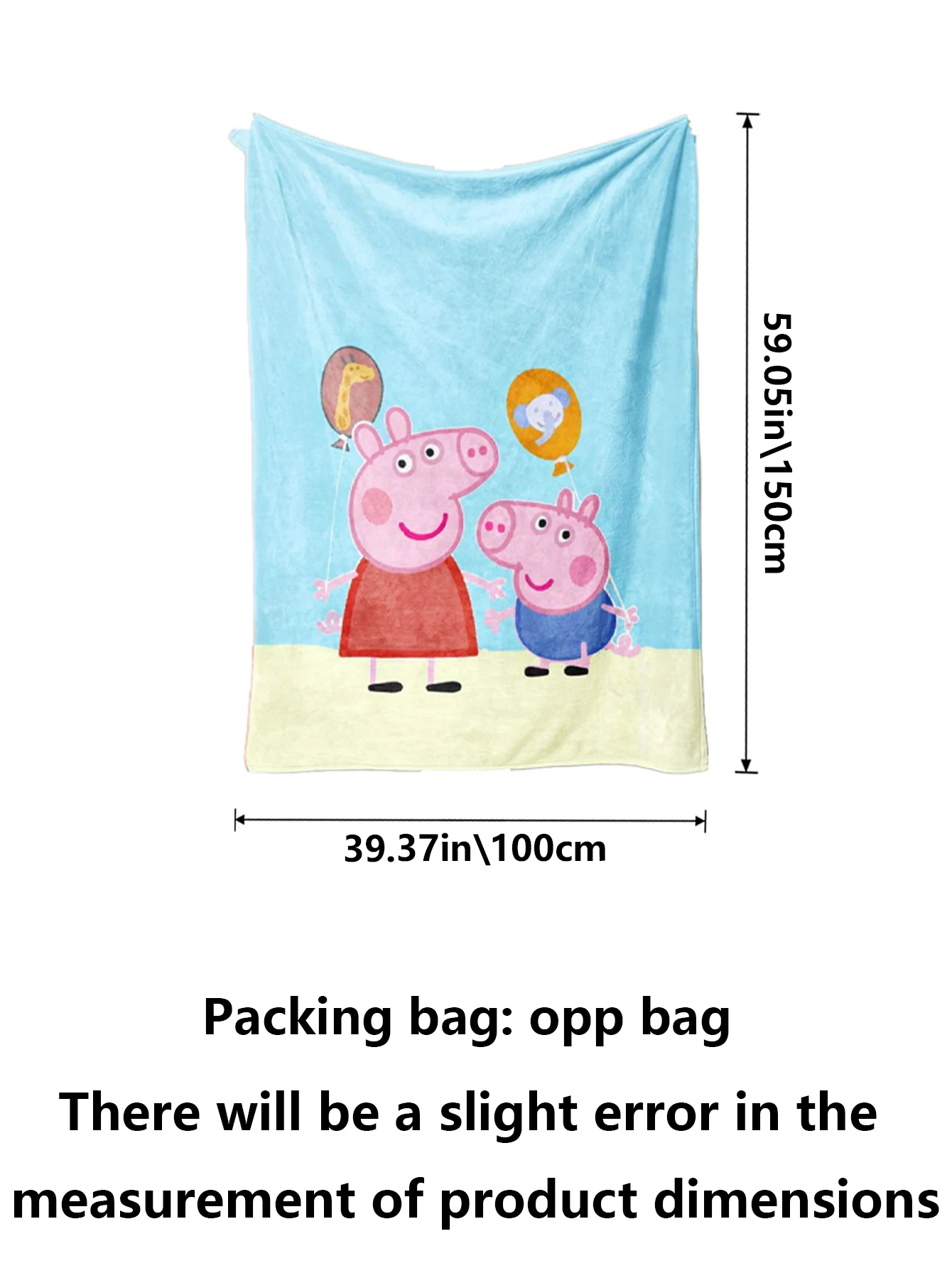 farm piggy crew Throw Blanket, Trendy Cartoon Pattern for Everyday Use, Stylish Decor for Living Room and Bedroom Rest Time