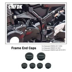 Motorcycle Frame Hole Covers Plug Decorative Covers Frame End Cap Kits For Kawasaki Z900RS 2017-2022 RS SE 2022- Cafe 2018-2019