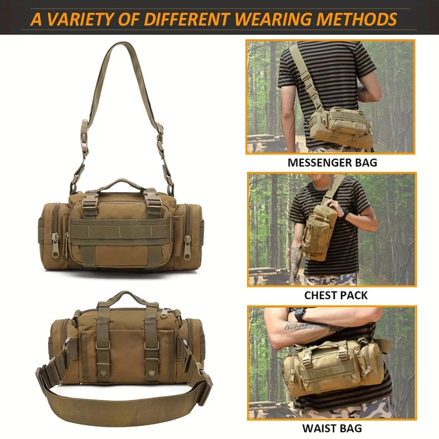 Multifunctional Outdoor Sport Waist Bag Storage Waist Bag for Fishing, Running, and Photography Gear 4