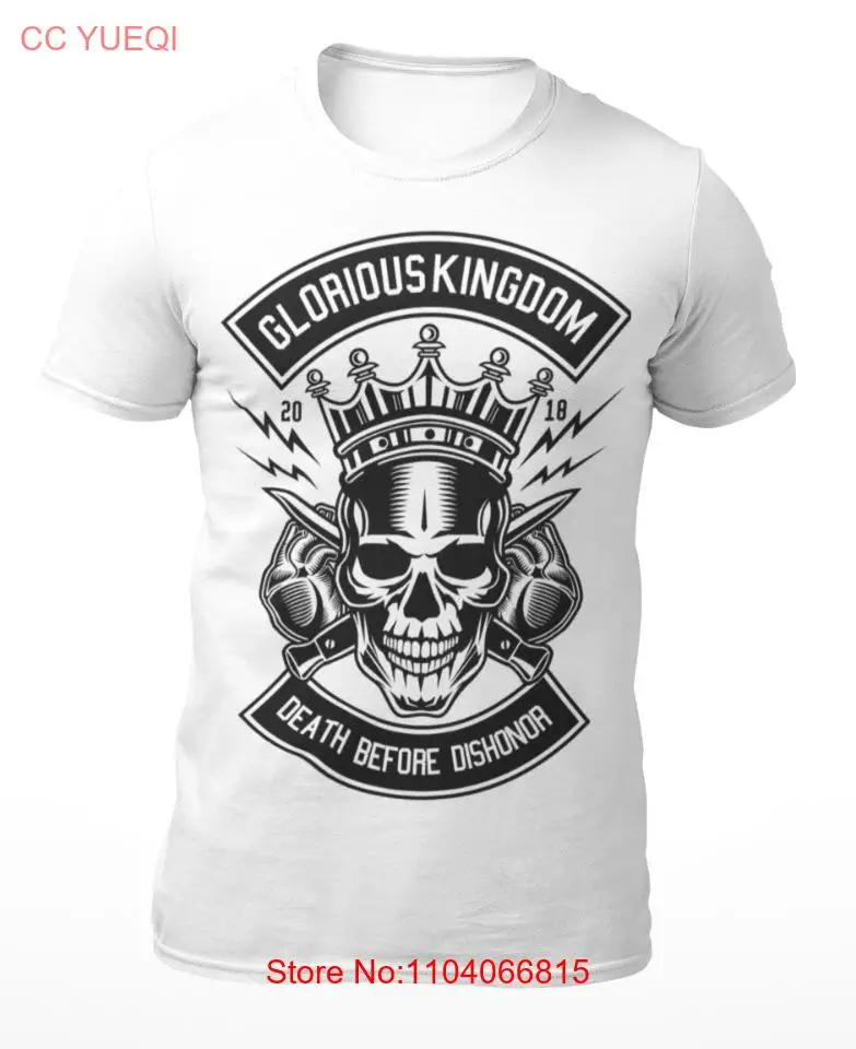 Glorious Kingdom Death Before Dishonor - Skull Men's T-Shirt - Women's T-Shirt