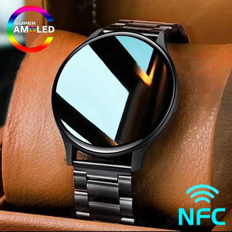 Real AMOLED Smartwatch Men 1.43" 466*466 HD Screen Always Display NFC Bluetooth Call IP68 Waterproof Sports Women Smart Watch 1