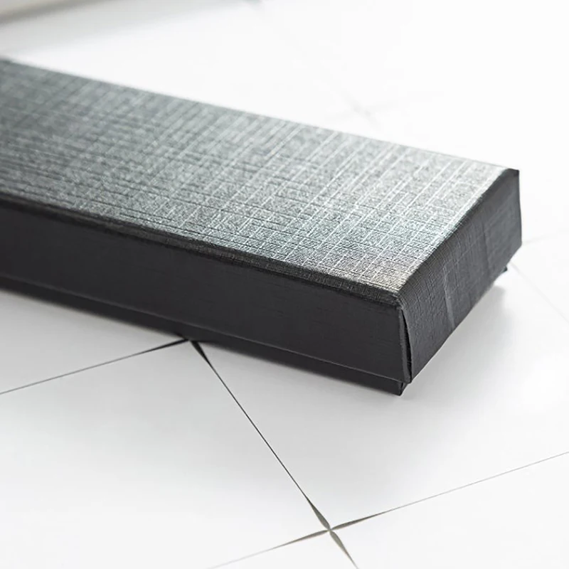 1Pcs Rectangular Clamshell Gift Pen Box Fashion Upscale Business Office Storage Box Creative School Supplies Pencil Cases