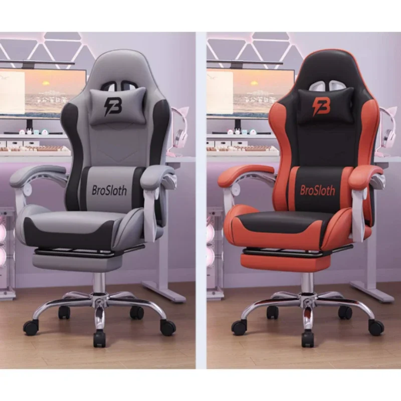 

Armrest Wheels Chair Ottoman Computer Comfortable Swivel Ergonomic Office Chair Gaming Designer Sillas De Oficina Furniture