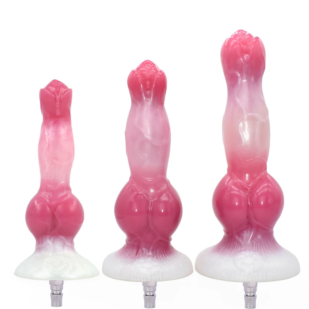 ROUGH BEAST Vac-U-Lock Simulation Silicone Animal Dildo for Sex Machine Masturbation Female Adult Multi Color Erotic Sex Toys