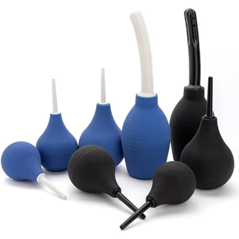 Medical Irrigator Bulb Syringe Anal Douche Cleaner Enema Colon Cleanse Feminine Male Gay Hygiene Anal Cleaner Portable Devices
