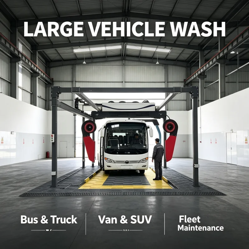 360 Automatic Car Wash Equipment featuring Smart 360 Degree Rotating Arm Perfect for Heavy Duty Vehicle Cleaning Businesses