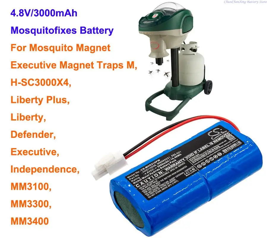 

Cameron Sino 3000mAh Mosquitofixes battery for Mosquito Magnet Executive Magnet Traps M,MM3100,MM3300,MM3400,Defender,Liberty