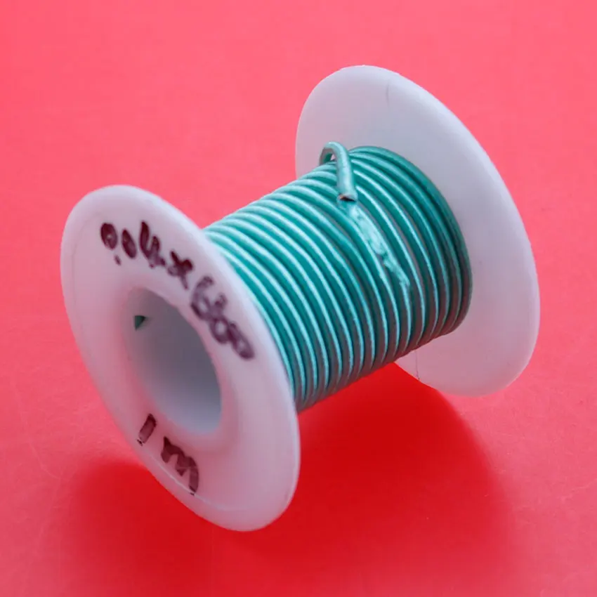 10 meter 0.04x220 0.04x660 0.04x1200 0.07x7 Strand Litz Wire Multi Stranded Polyester Silk Wrapped Copper Wire Yarn Wrapped Wire