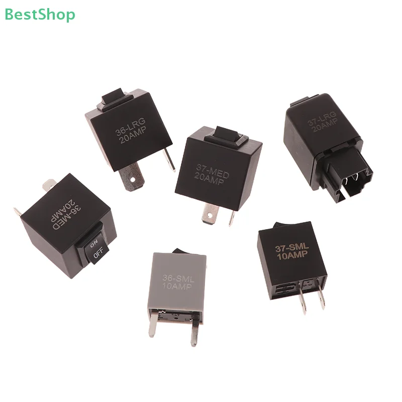 

Hot Sale 6Pcs Fuel Pump Relay Relay Tester Switch Kit 9038 Fuel Pump Relay Bypass Master Kit