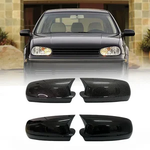 Capa de espelho retrovisor para vw golf 4 mk4 gti r para bora jetta passat b5 1997-2004 chifre de boi tampas de carro retrovisor escudo guarnição exterior 9 principais vendas capa retrovisor bora - №7