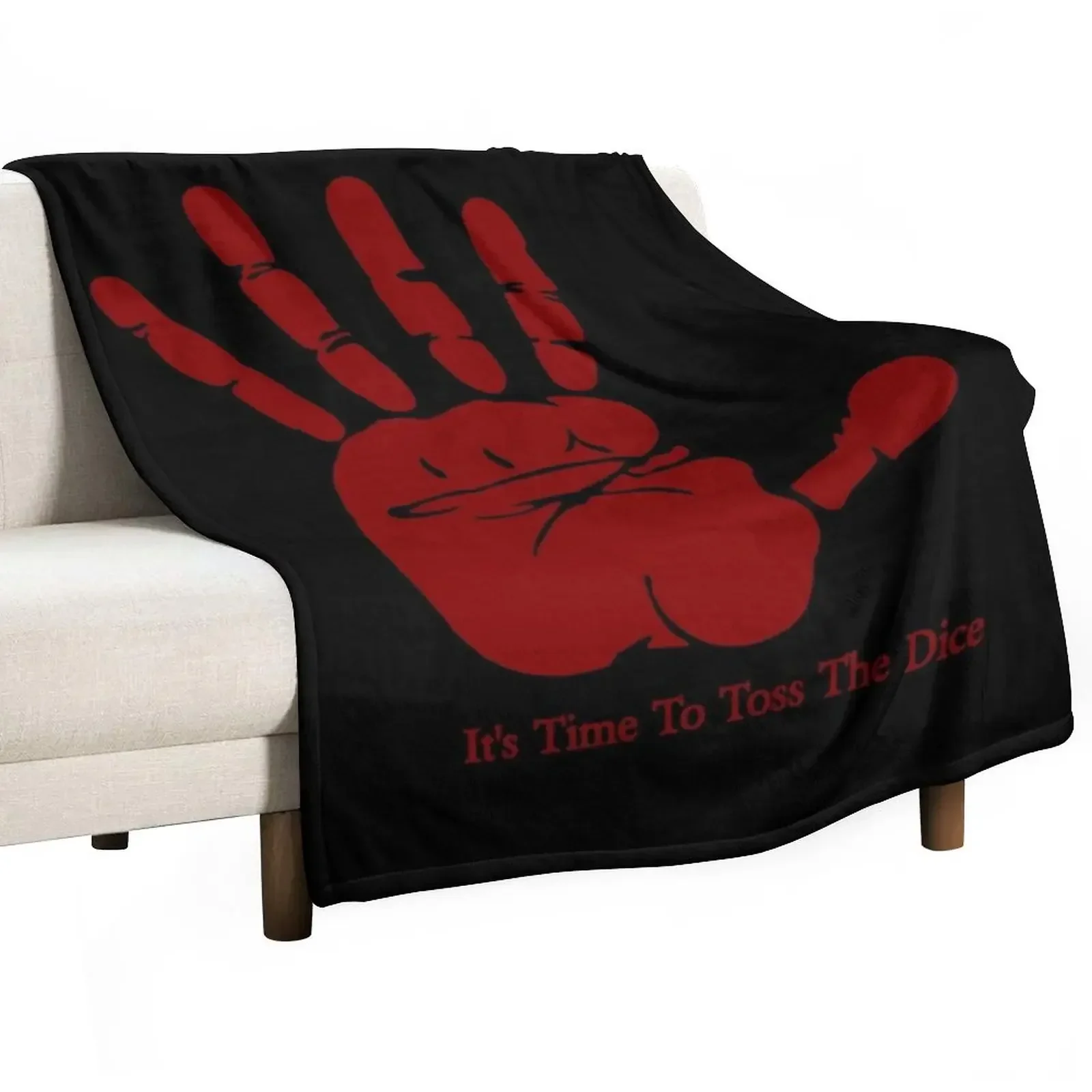 

It's Time To Toss The Dice. Throw Blanket Thermal Decorative Sofa Hairys funny gift Blankets