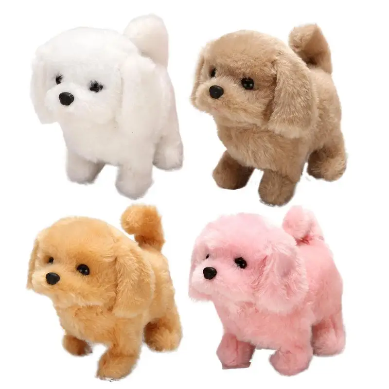 Walking Dog Toy Electronic Toy Dog Plush Walking Puppy Toy Interactive Animated Walking Toy Plush Puppy Toy Features For Kids