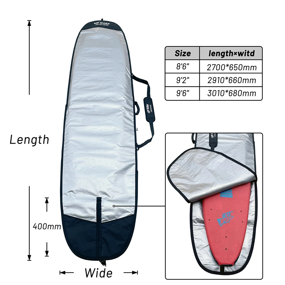 Bolsa para tabla de Surf, bolsa para Skimboard con correa, cubierta fácil de llevar, gran oferta