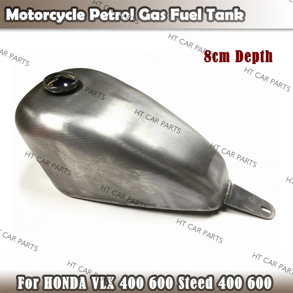 Motorcycle Vintage Fuel Tank Gas Retro Petrol Tank For HONDA  VLX400  600 Steed400 600 9L Handmade Motorcycle Gas Fuel Tank