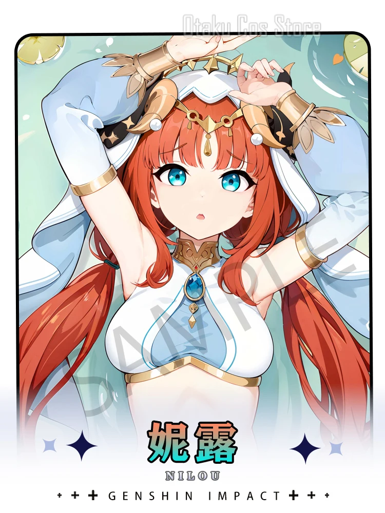 Genshin аниме Impact Nilou сексуальный Dakimakura 2WAY чехол для тела японский отаку наволочка постельные принадлежности подарки HY