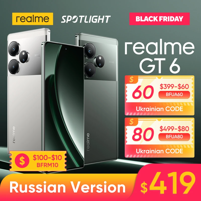 [World Premiere] realme GT 6 5G Smartphones Snapdragon 8s Gen 3 Processor 50MP Sony OIS Camera 120W Charge 5500mAh Battery