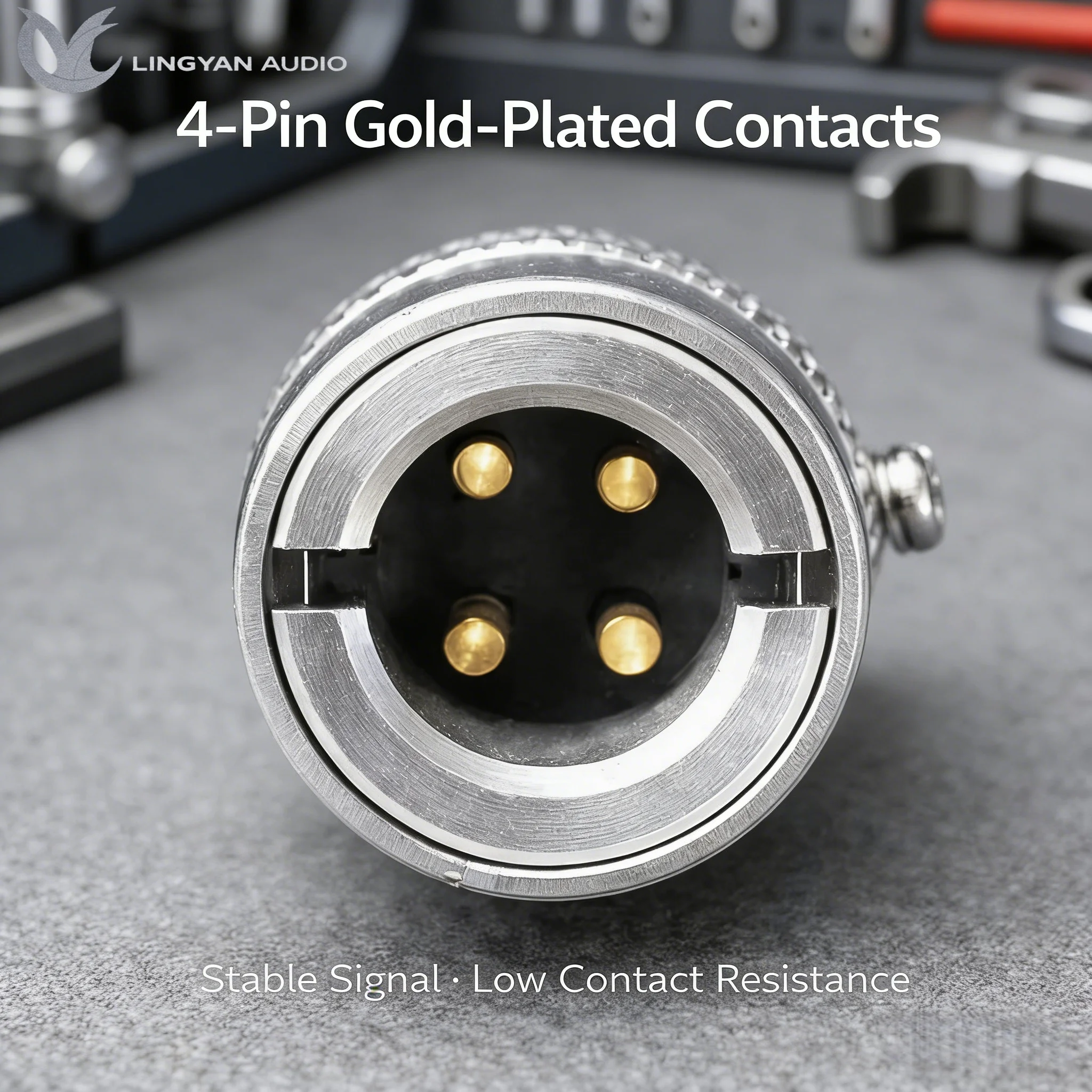 

Соединитель для тон-арма SME, 4-контактный прецизионный штекер, простая замена для подключения головки проигрывателя