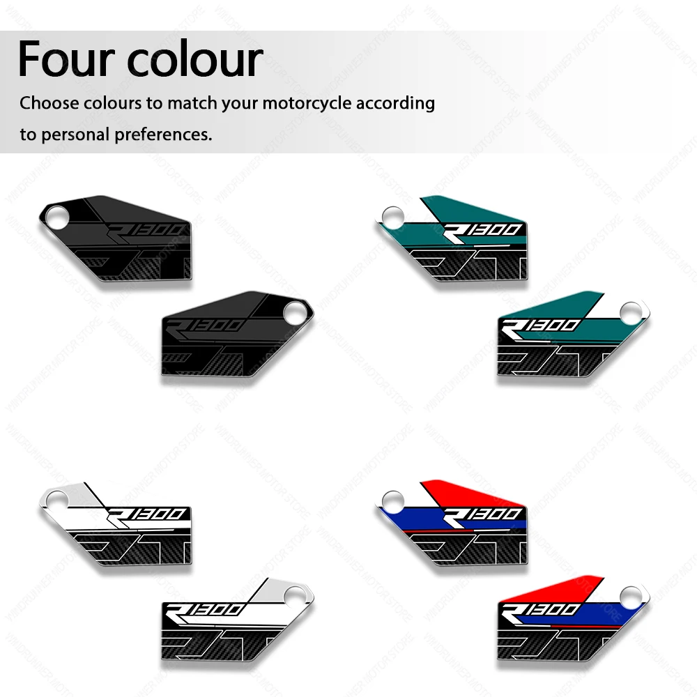For R1300RT R 1300RT 3D Epoxy Resin Protective Sticker Motorcycle Fixed Wing Stickers Protection Waterproof Protective Sticker