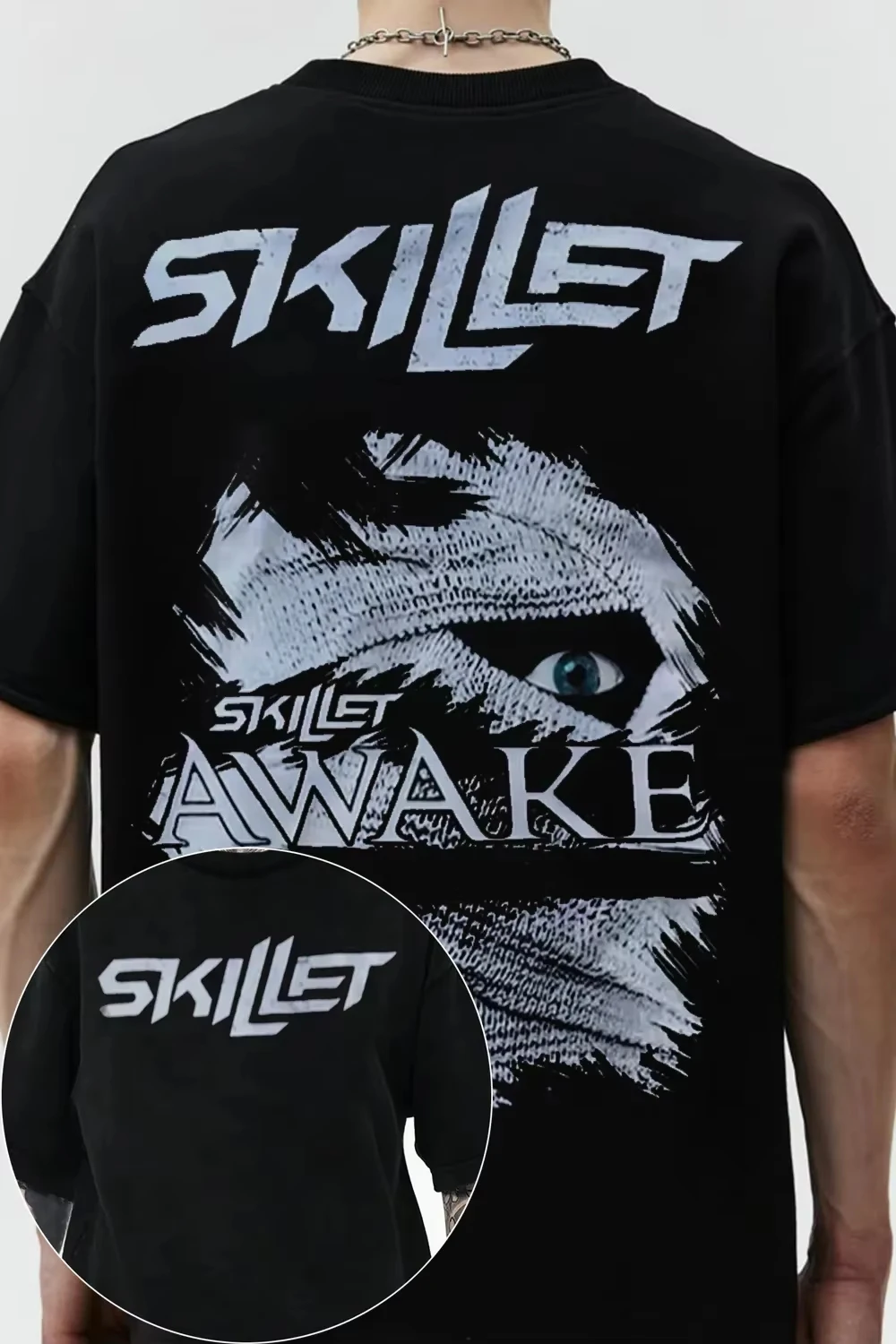 Oversized 2026 Skillet Band Graphic TShirt Mens Womens Cotton Tee Summer Casual Short Sleeve Round Neck Clothing Unisex Tops
