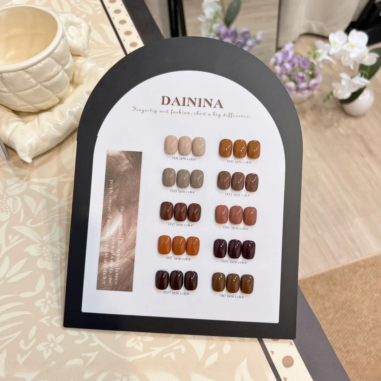 

10Colors 15ml Coffee Color Gel Nail Polish Brown Red Gel Semi Permanent UV/LED Autumn Winter Soak Off Nail Art Gel Varnishes