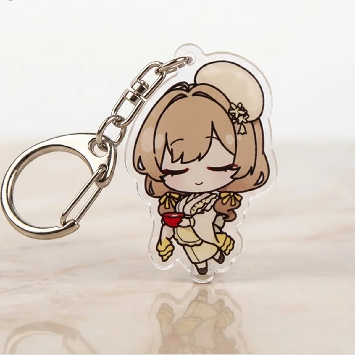 Anime NIKKE Goddess of Victory 6cm Cute New Acrylic Keychain Ani Mar Nice Gift Xmas Present Purse Pendant Game Bag Charm