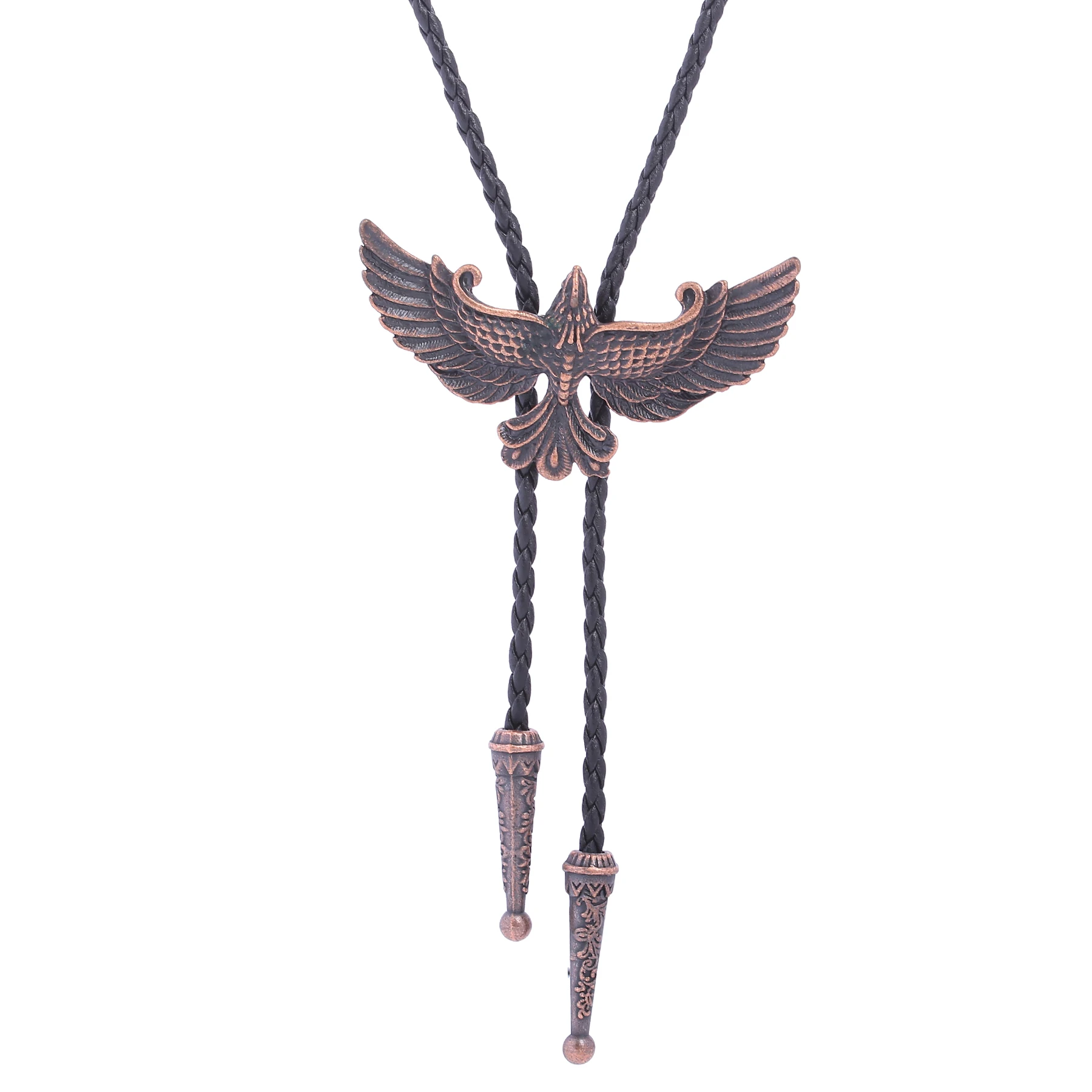 New big winged eagle bolo tie