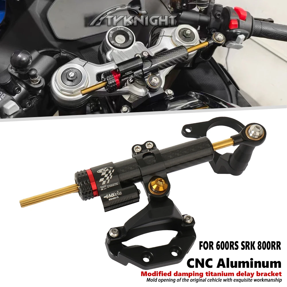 

Para QJ Moto SRK 800RR srk800rr 600RS nuevos accesorios de motocicleta CNC estabilizador de aluminio soporte de amortiguador de