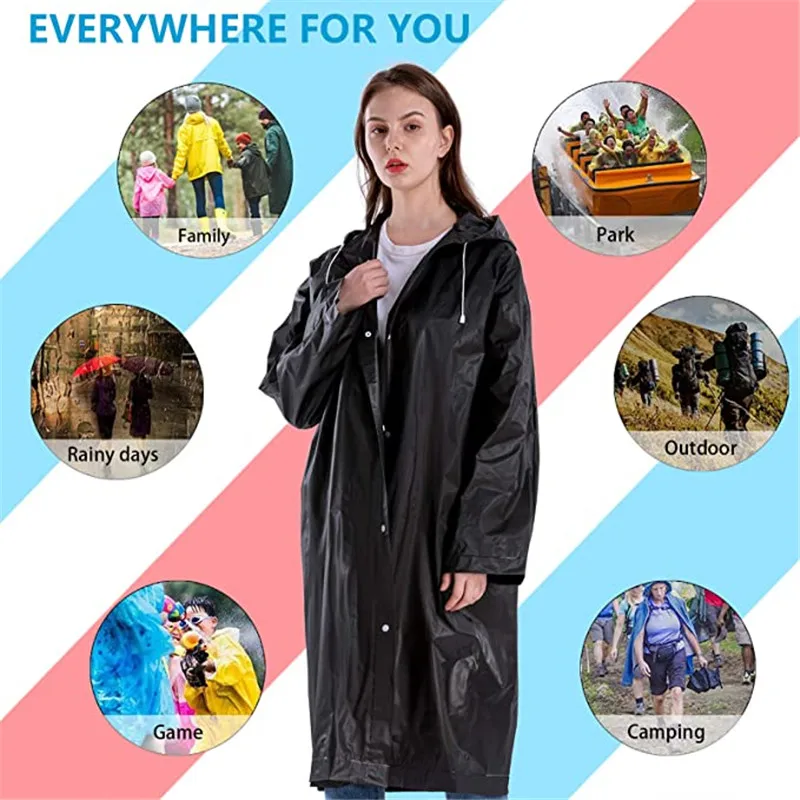 Raincoat Men Waterproof Rain Coat Man Woman Poncho Jackets Cort Mne\'s Freesize for Cover Long Rainwater Layers Rainwear Suit