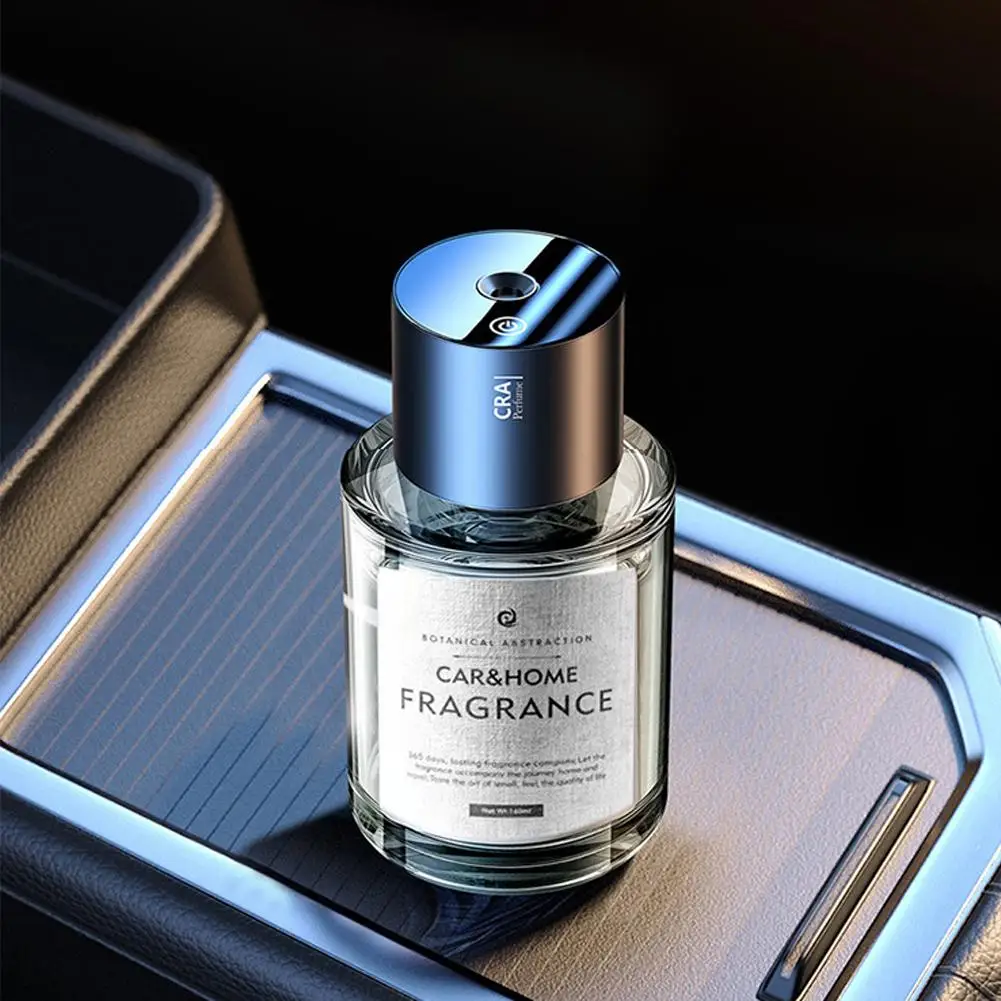 160mL Intelligent Car Mounted Fragrance Spray Car Air Freshener Perfume Locomotive Large Capacity Humidifier Fragrance Machine