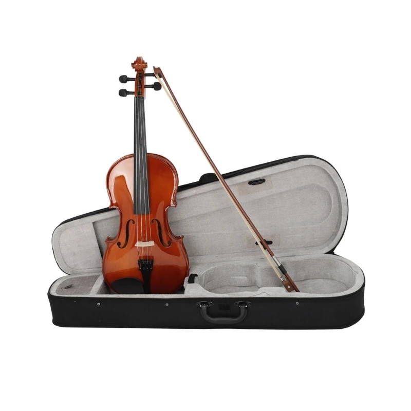 Professional 4/4 Viola Solid Viola with Case and Bows Spruce Panel Acoustic Viola for Musical Lover Enduring D5QD