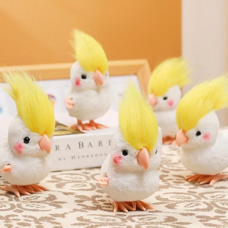 Juguete cuerda, Animal loro para niños, recuerdo fiesta, relleno bolsa regalos, juguete preescolar 15UB