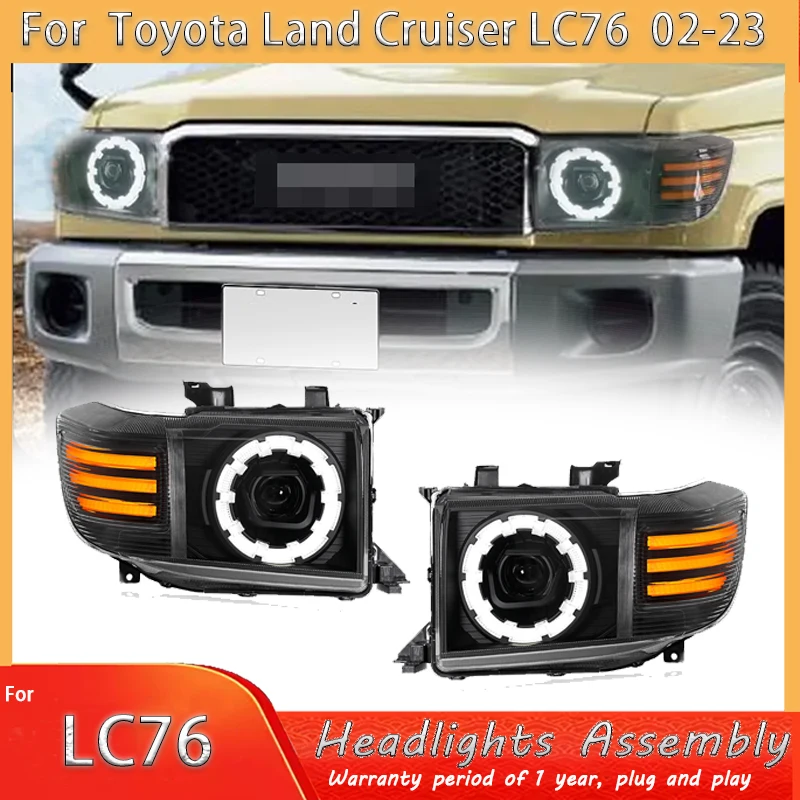 

Auto Part Upgrade LED Head Lamp for Toytoa Land Cruise Lc 70 Lc75 LC79 2002 2003 2004-2023 Daytime Running Lights Headlights