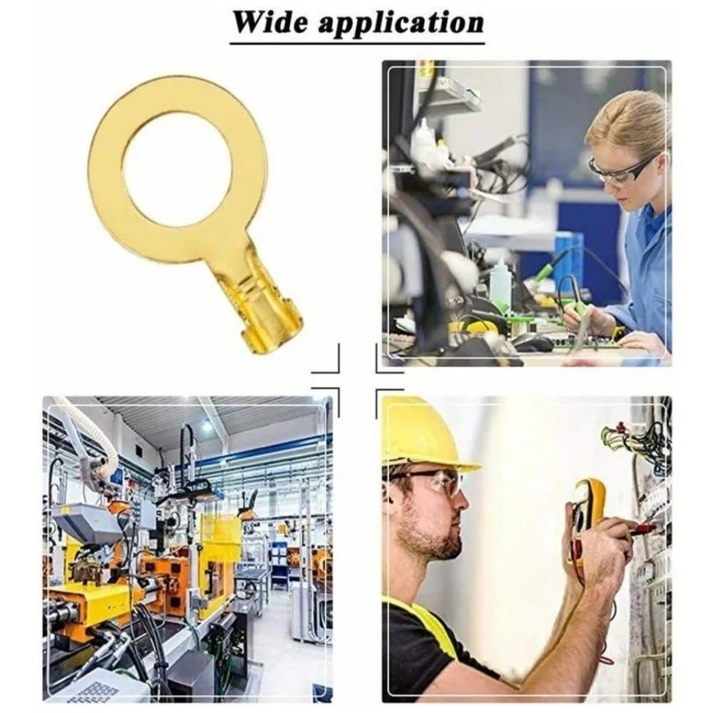 

1000/1050 pcs Electrical Wire Connectors Electrical Crimp Terminals Wire Wrap Connector Terminals Termin Spade Connectors