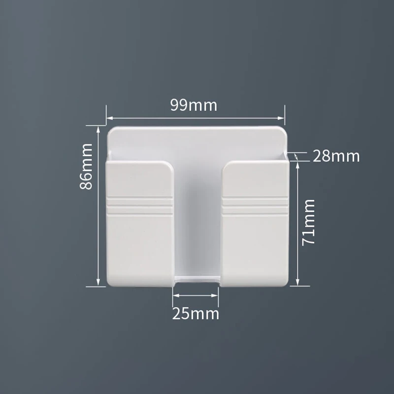 휴대폰 충전 스탠드 침대 옆 걸이식 홀더, 다기능 벽 부착 브래킷, 원격 제어 장착 보관함