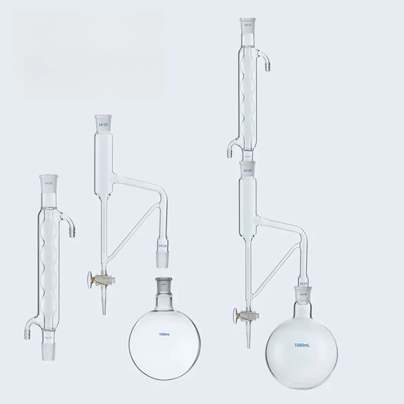 Lab Glass Clevenger Apparatus with Ground Joint, 5ml Volatile Oil Extractor, Volatile Oil Determination Measuring Device