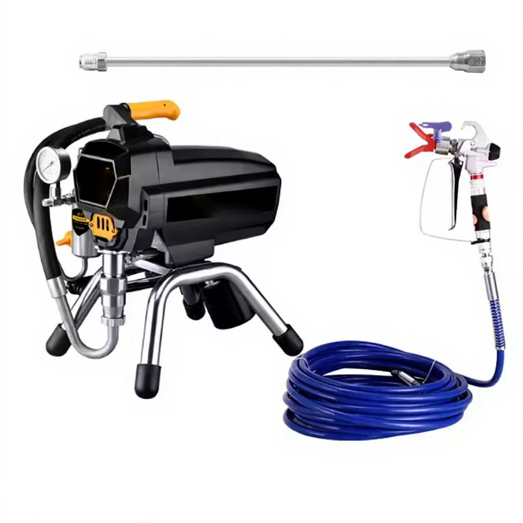 

Горячая распродажа: Электрический безвоздушный распылитель высокого давления для дома, многофункциональный пистолет для нанесения покрытий и краски, для латексных красок и DIY-проектов