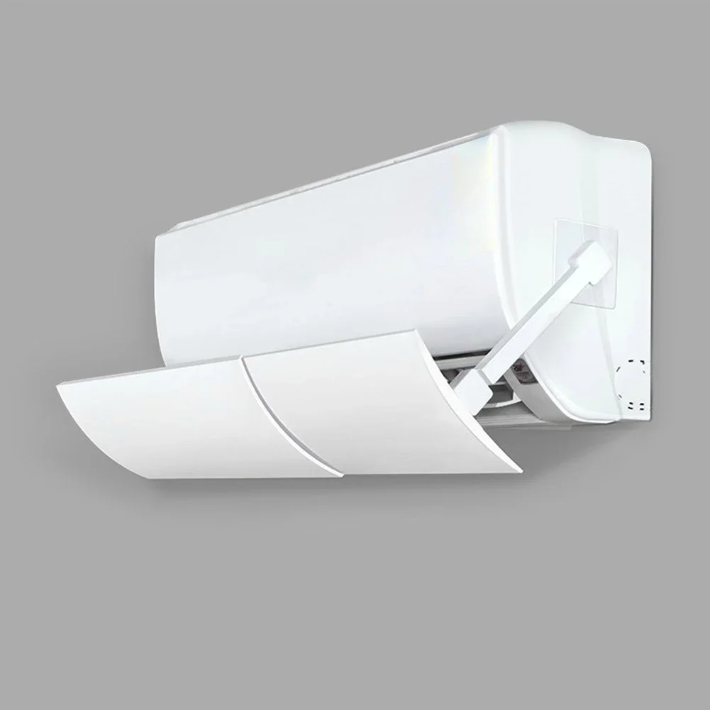 Anti-wind Baffle Exhaust Baffle PP+PVC Adjustable Air Conditioning Air Deflector Anti Direct Blow Windshield Practical