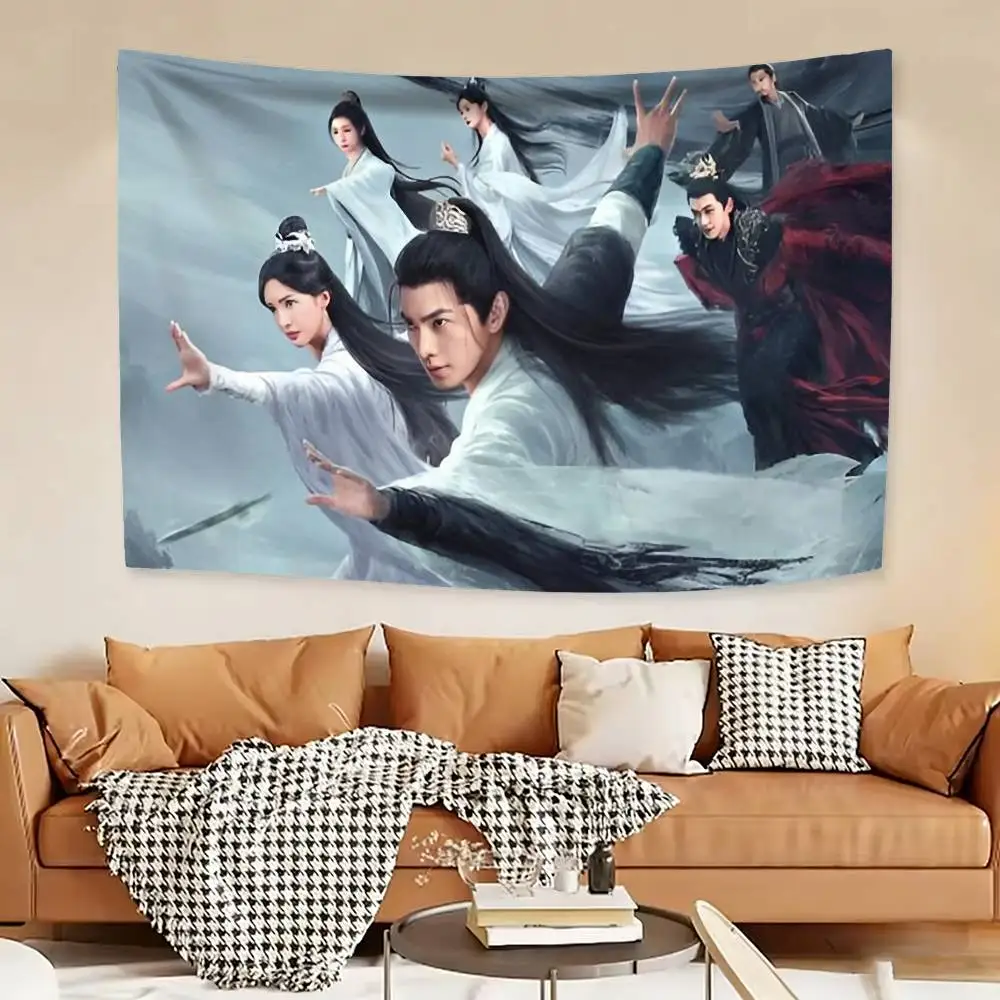 The I-Immortal Ascension Flag Digital Printing Banner for Garage Wall Out Door Decoration